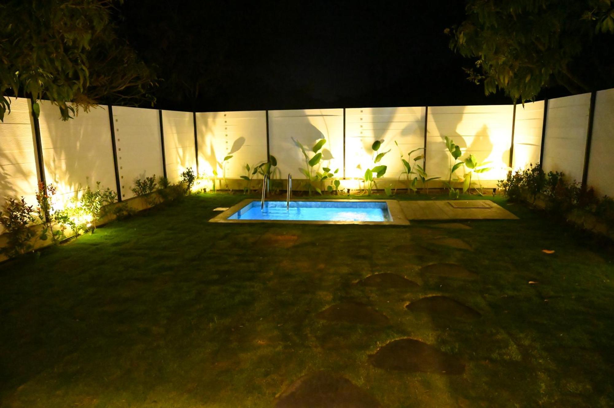 Aura Farms - Private Pool Cottages Rāmanagaram Exterior foto