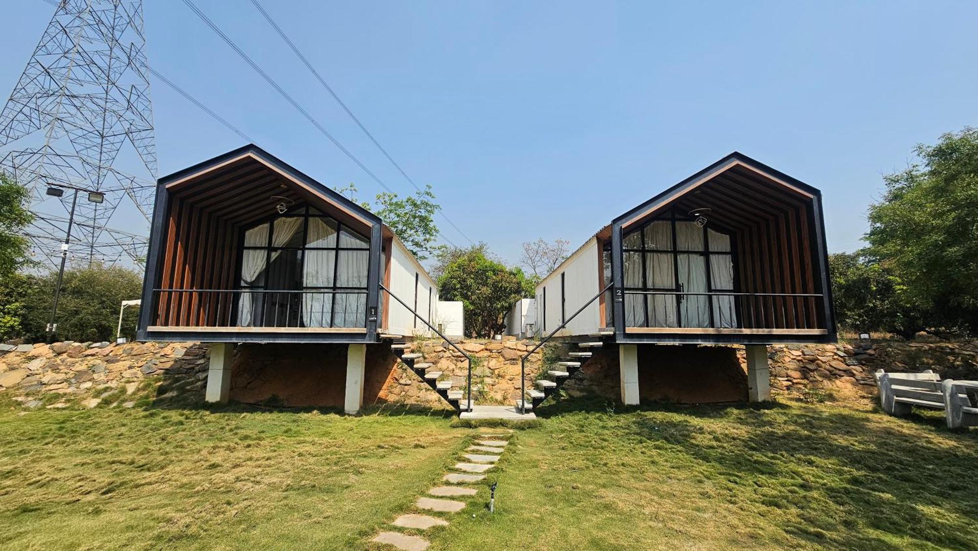 Aura Farms - Private Pool Cottages Rāmanagaram Exterior foto
